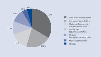 Fachrichtungen der Stiftungsprofessuren (Grafik)
