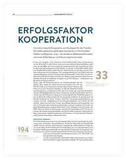 Beitrag aus dem Tätigkeitsbericht des Stifterverbandes 2016/17